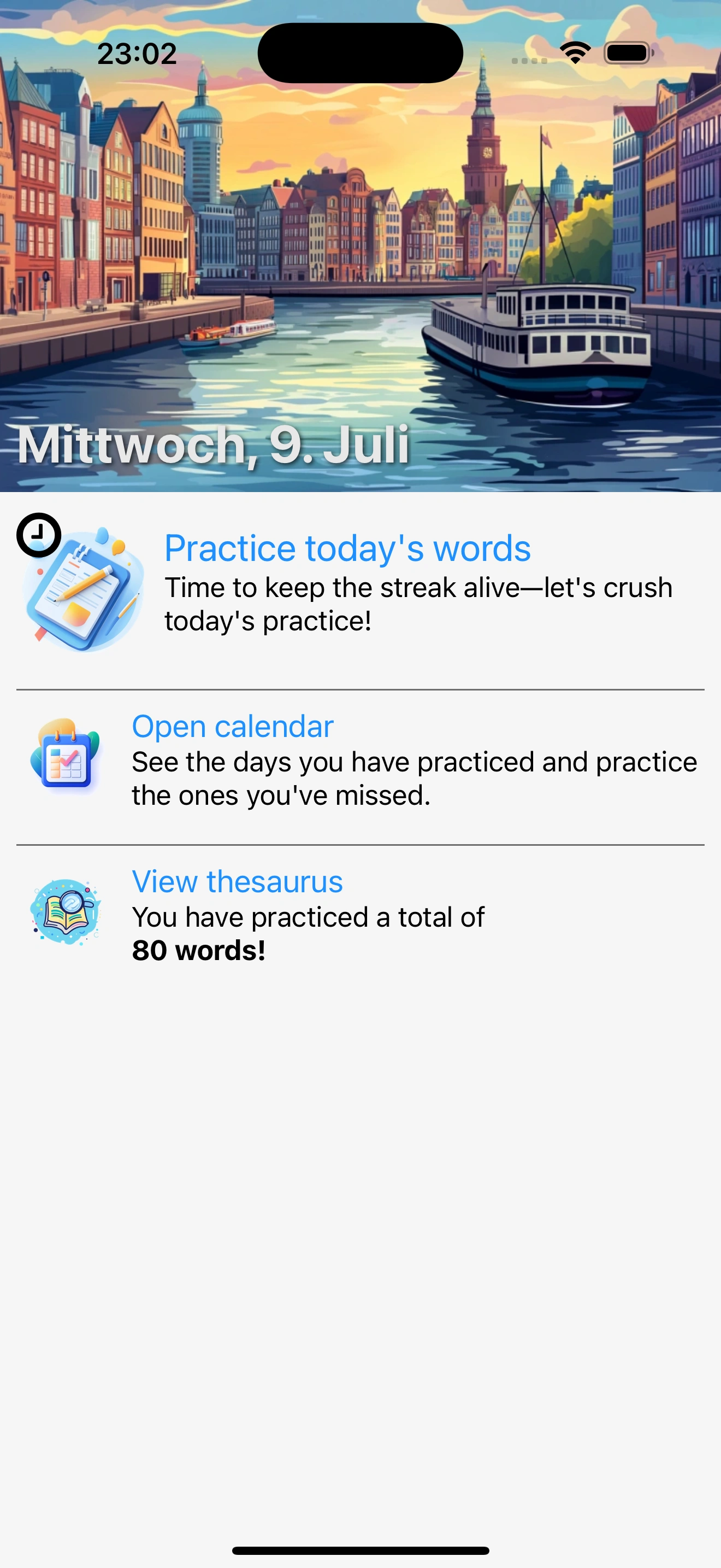 Screenshot of Daily Zehn 1